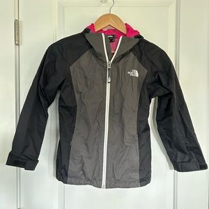 The North Face girls rain jacket